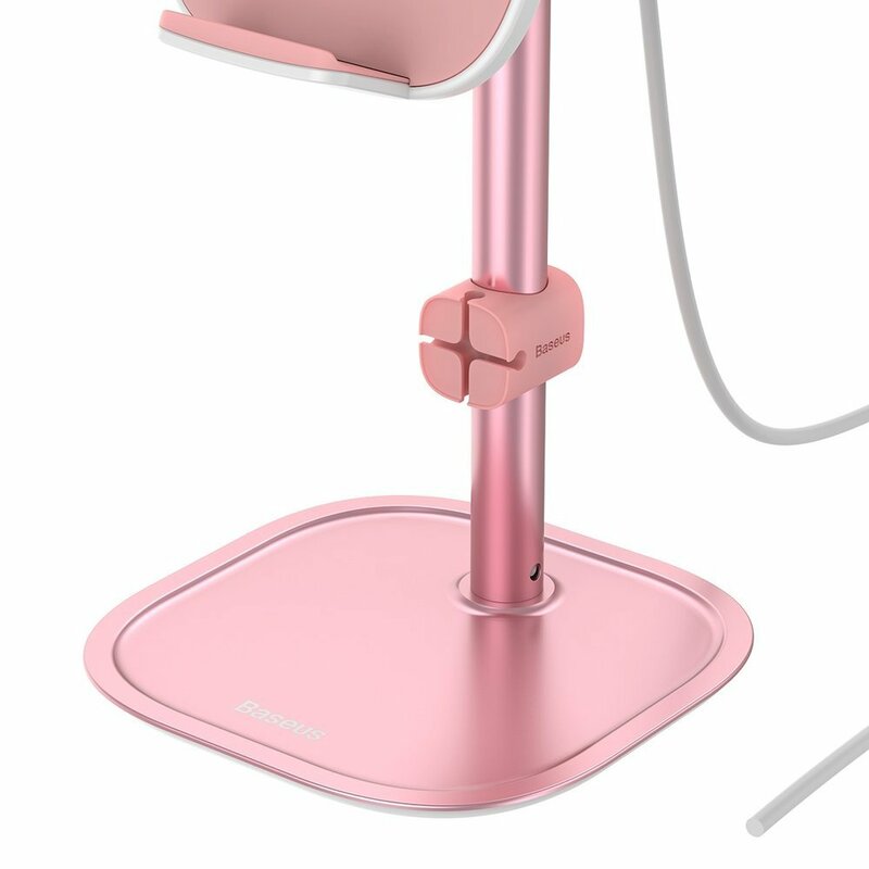 Suport Birou Baseus Cu Incarcare Wireless Pentru Telefon 15V - SUWY-D0R - Roz