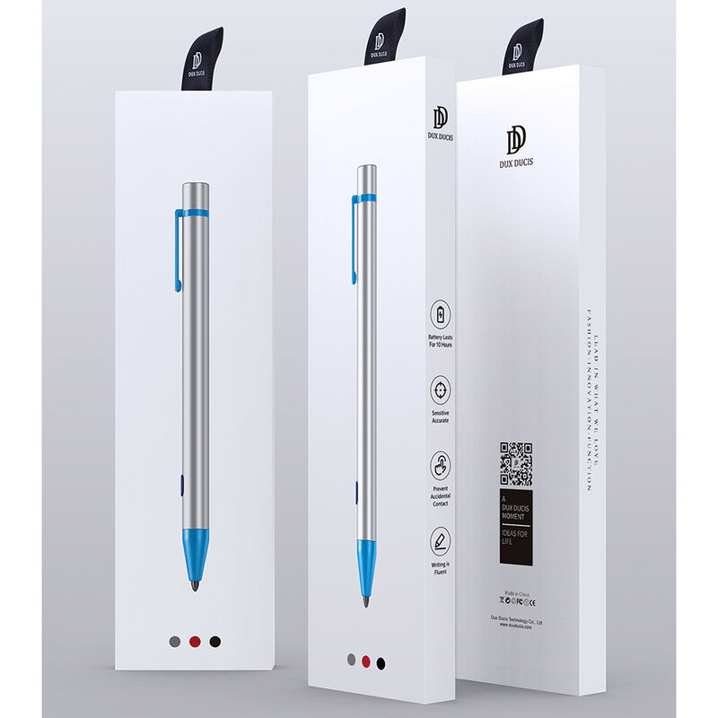Stylus Pen Mini Dux Ducis Palm Rejection Pentru Tablete iPad - Argintiu