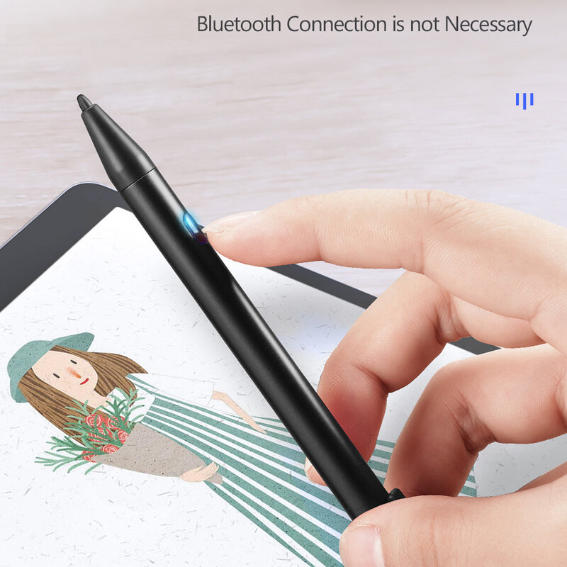 Stylus Pen Mini Dux Ducis Palm Rejection Pentru Tablete iPad - Rosu