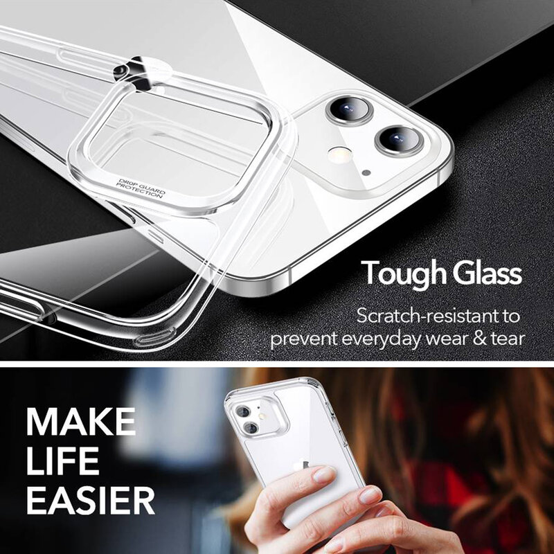 Husa iPhone 12 mini ESR Ice Shield - Transparent
