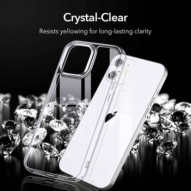 Husa iPhone 12 Pro ESR Ice Shield - Transparent