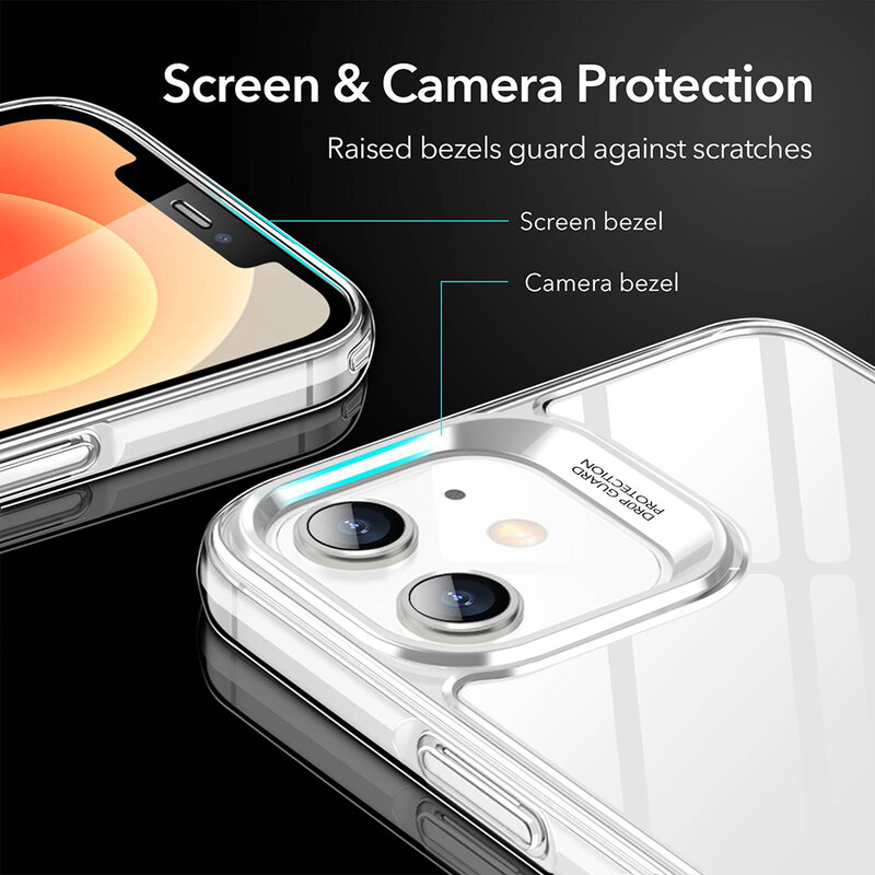 Husa iPhone 12 Pro ESR Ice Shield - Transparent