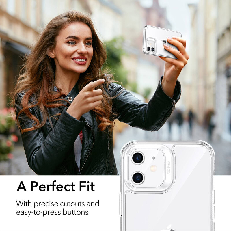Husa iPhone 12 Pro ESR Ice Shield - Transparent