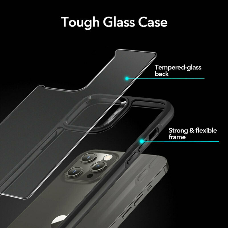 Husa iPhone 12 Pro ESR Ice Shield - Negru