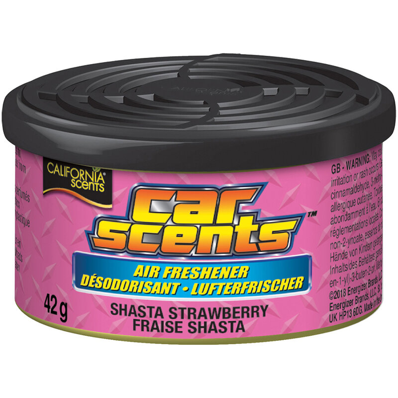 Odorizant auto California Scents, gel parfumat, universal, aroma Shasta Strawberry