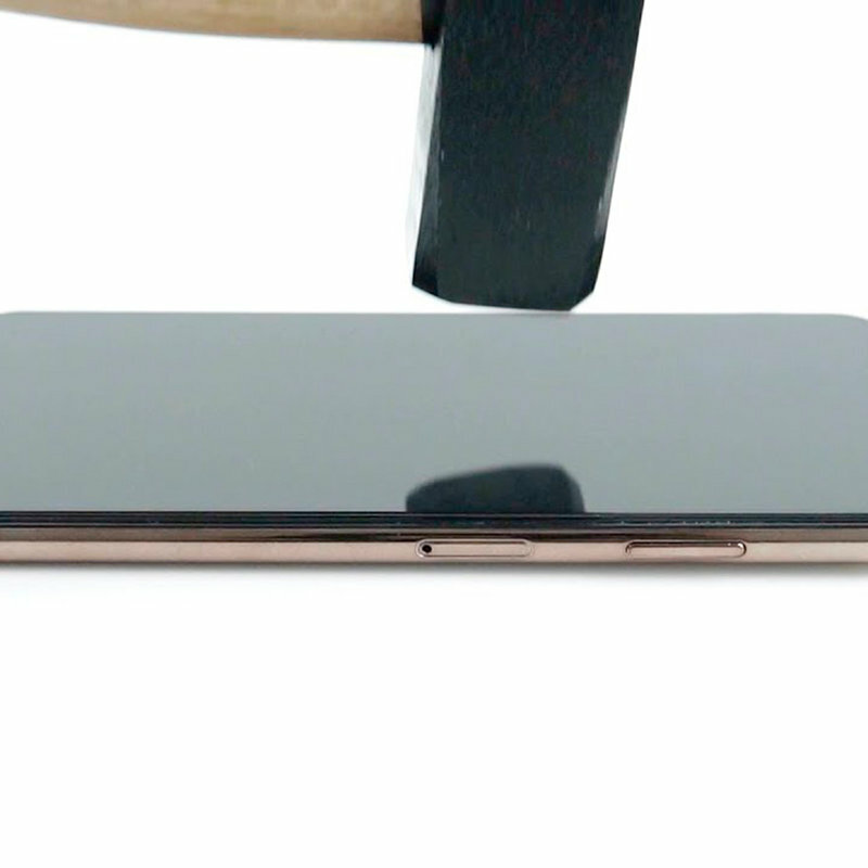 Folie iPhone SE 2, SE 2020 3mk NeoGlass Unbreakable Cu Rama - Alb