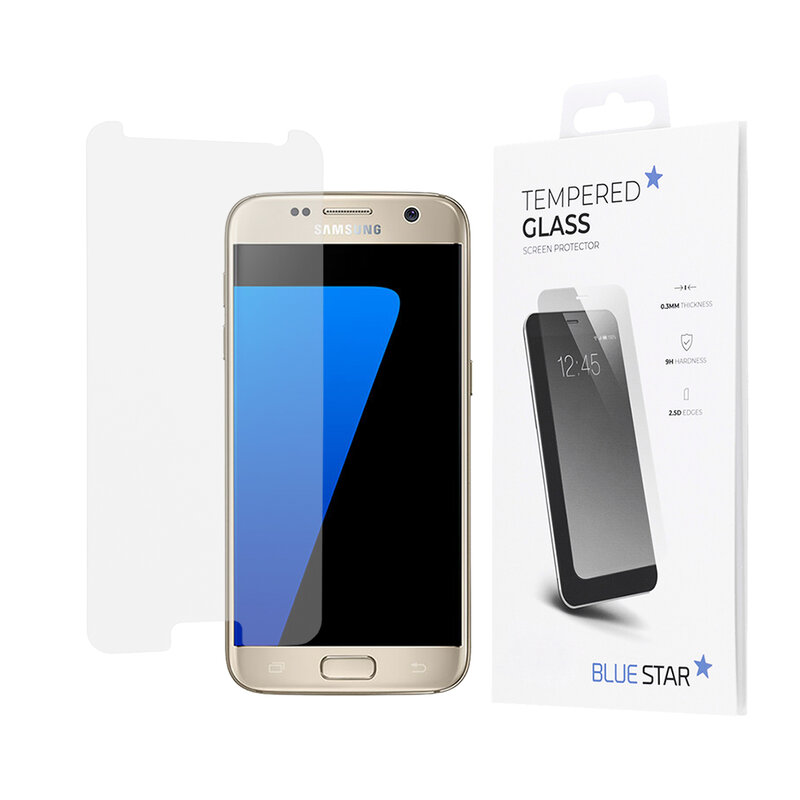 Folie Sticla Samsung Galaxy S7 BlueStar Tempered Screen Protector - Clear