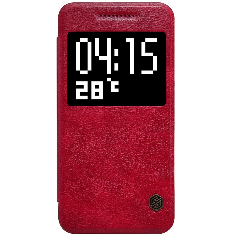 Husa HTC One A9 Flip Nillkin S-View QIN Rosu