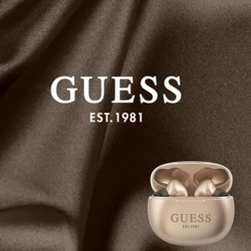 Casti in-ear Guess, wireless, Bluetooth earbuds, statie incarcare, alb, GUTWS1CWH