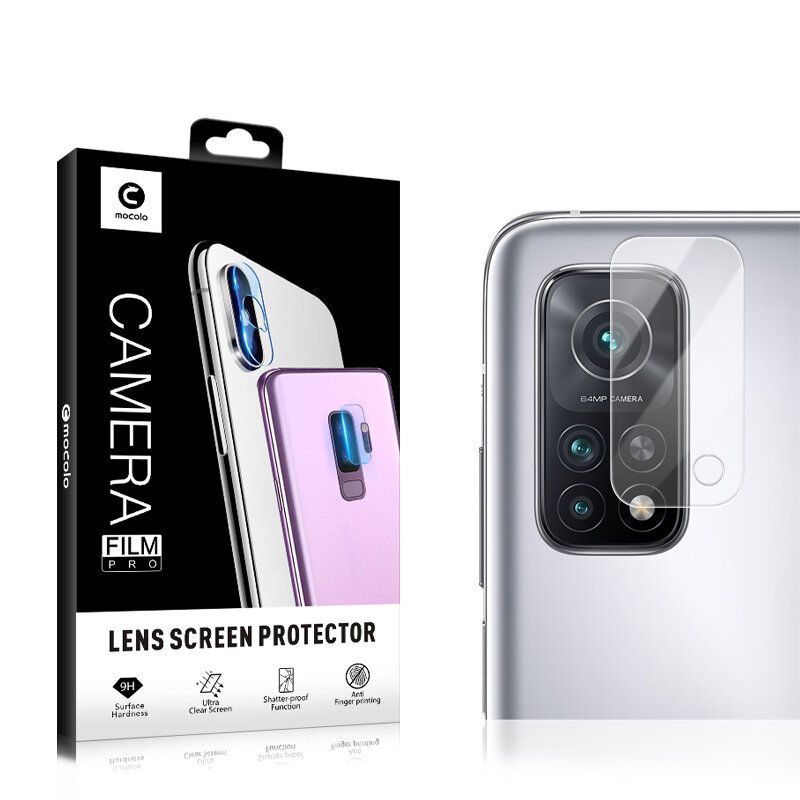 Folie Sticla Camera Xiaomi Mi 10T 5G Mocolo Back Lens 9H - Clear