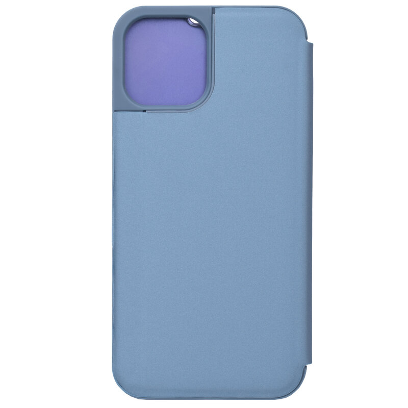 Husa iPhone 12 Pro Max Flip Standing Cover - Albastru