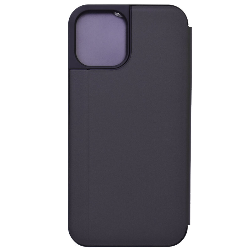 Husa iPhone 12 Pro Max Flip Standing Cover - Negru