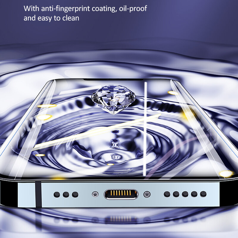 Folie sticla iPhone 12 Pro Max USAMS Tempered Glass 9H - Negru