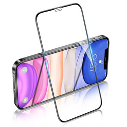 Folie sticla iPhone 12 mini USAMS Tempered Glass 9H - Negru