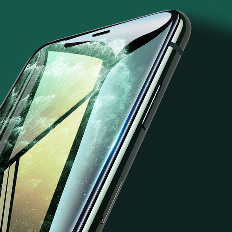 Folie Sticla iPhone 11 Pro USAMS Full Screen Curved Glass - Negru