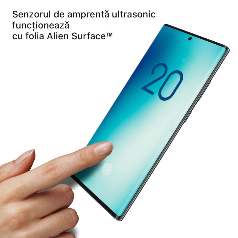Folie 360° Samsung Galaxy Note 20 Alien Surface ecran, spate, laterale, camera - Clear