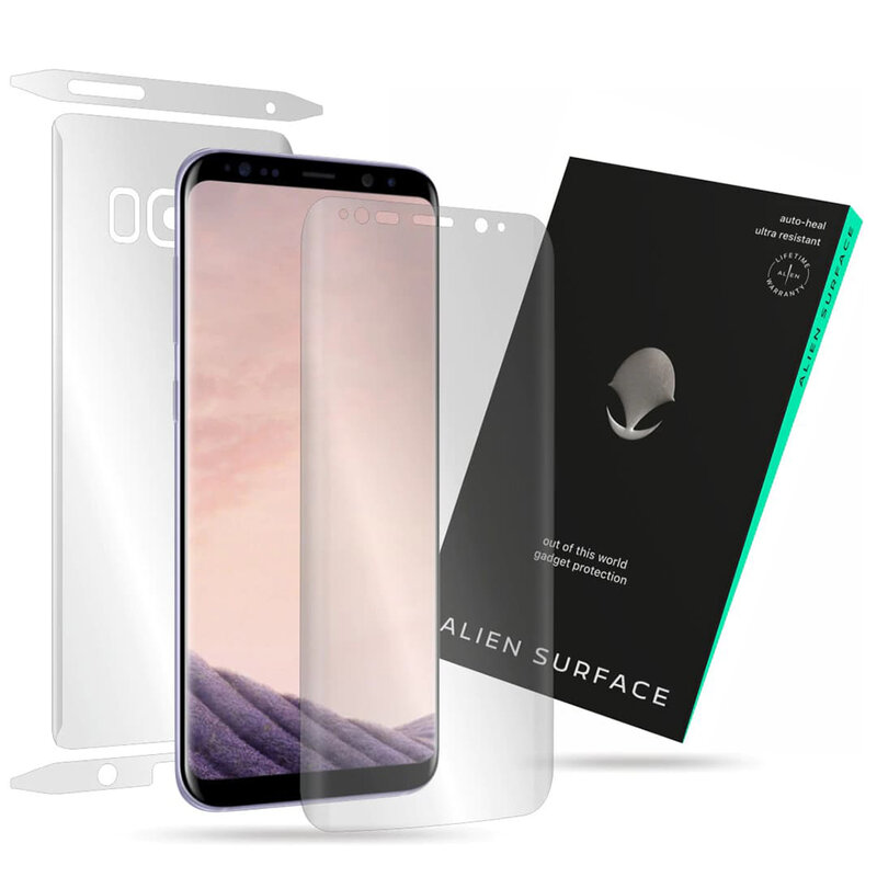 Folie 360° Samsung Galaxy S8+, Galaxy S8 Plus Alien Surface ecran, spate, laterale, camera - Clear