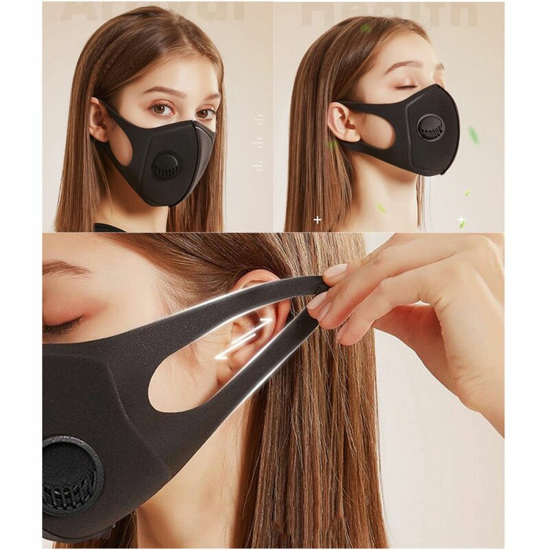 Masca de protectie faciala Fdtwelve E1, universala, nesterila, fara cusaturi, negru