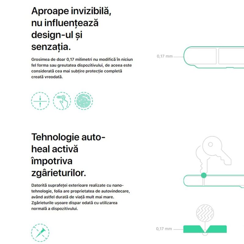 Folie Regenerabila Xiaomi Redmi Note 8 Pro Alien Surface Case Friendly - Clear