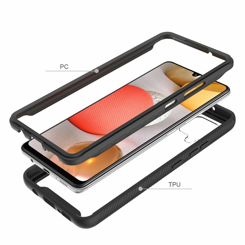 [Pachet 360°] Husa Samsung Galaxy A42 5G Tech-Protect Defense360 + Folie Ecran - Negru