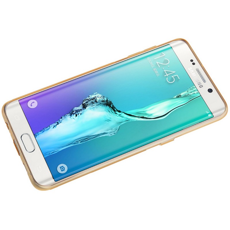 Husa Samsung Galaxy S6 Edge Plus G928 Nillkin Nature UltraSlim Portocaliu