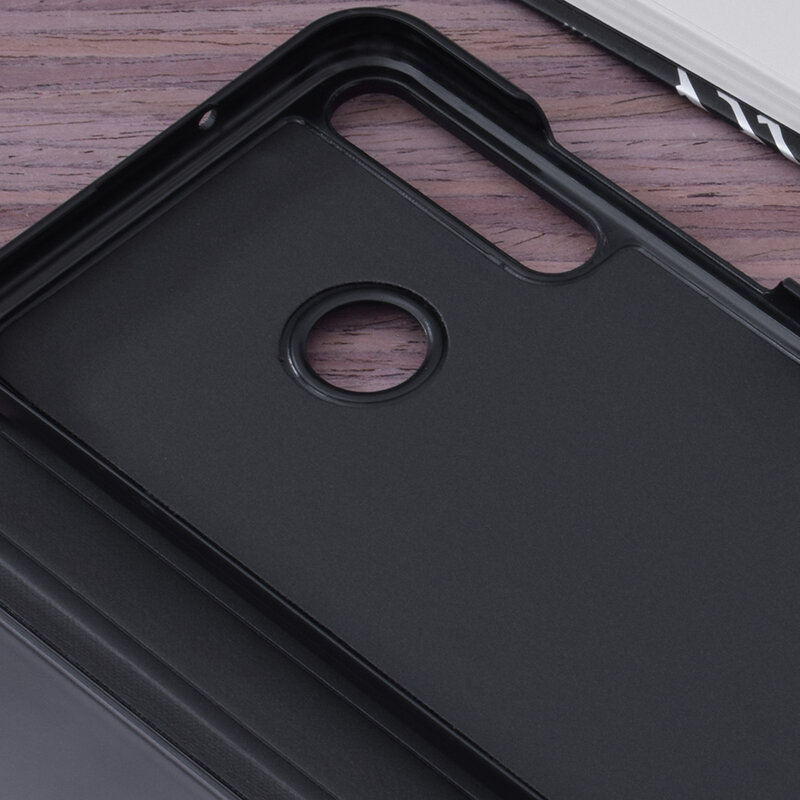 Husa Huawei P40 Lite E Flip Standing Cover - Negru