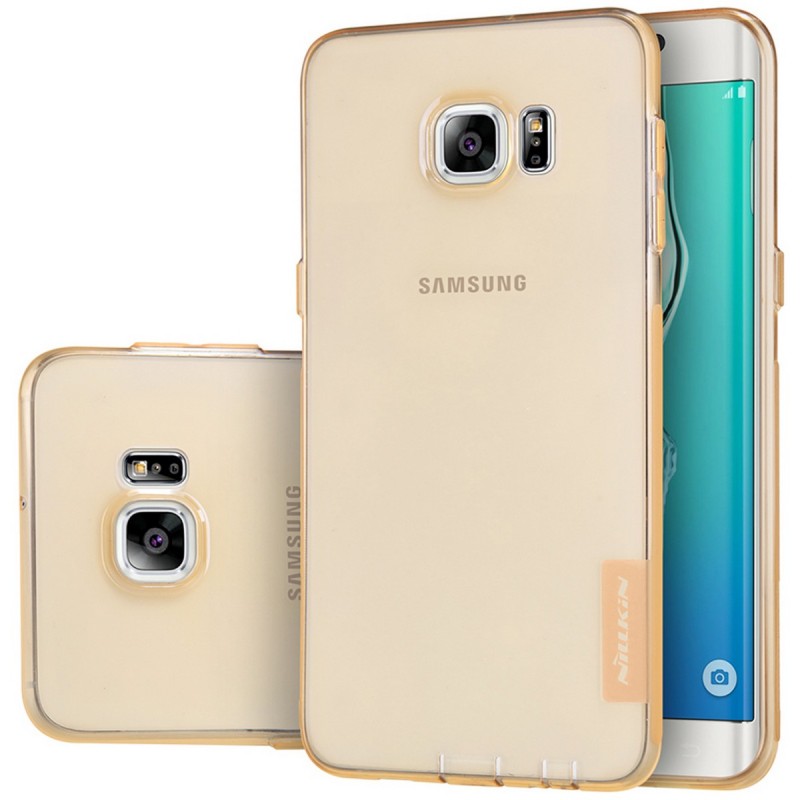 Husa Samsung Galaxy S6 Edge Plus G928 Nillkin Nature UltraSlim Portocaliu
