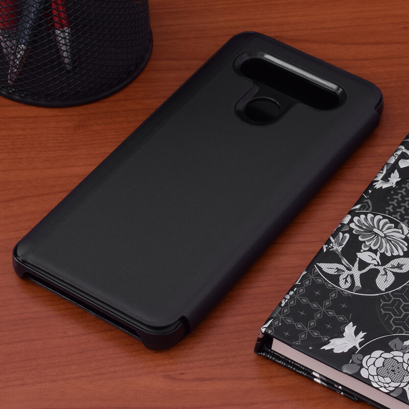Husa LG K51S Flip Standing Cover - Black