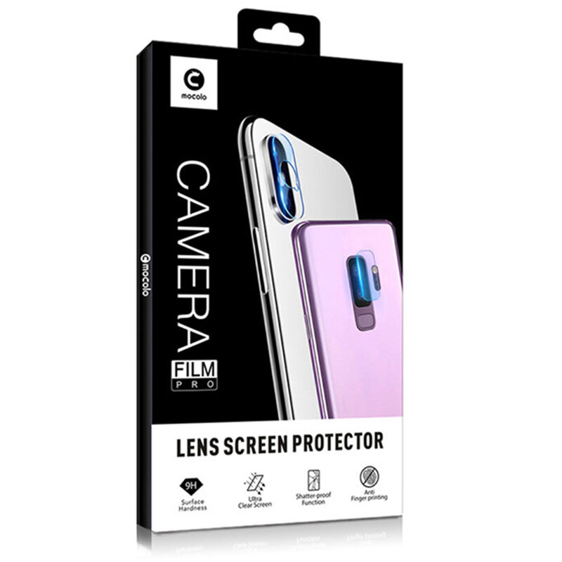 Folie Sticla Camera iPhone 12 mini Mocolo Back Lens 9H - Clear