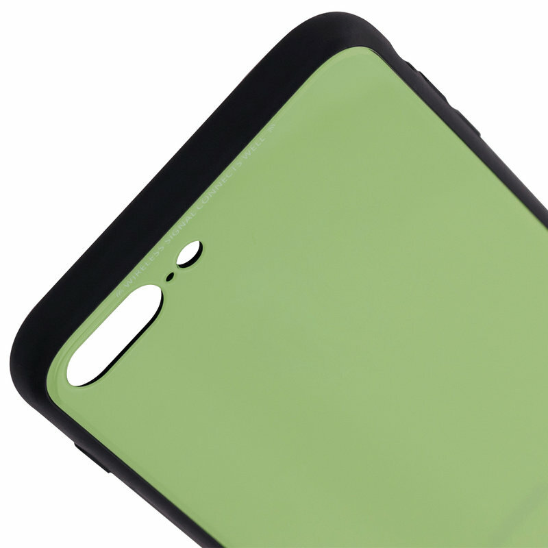 Husa iPhone 8 Plus Glass Series - Verde