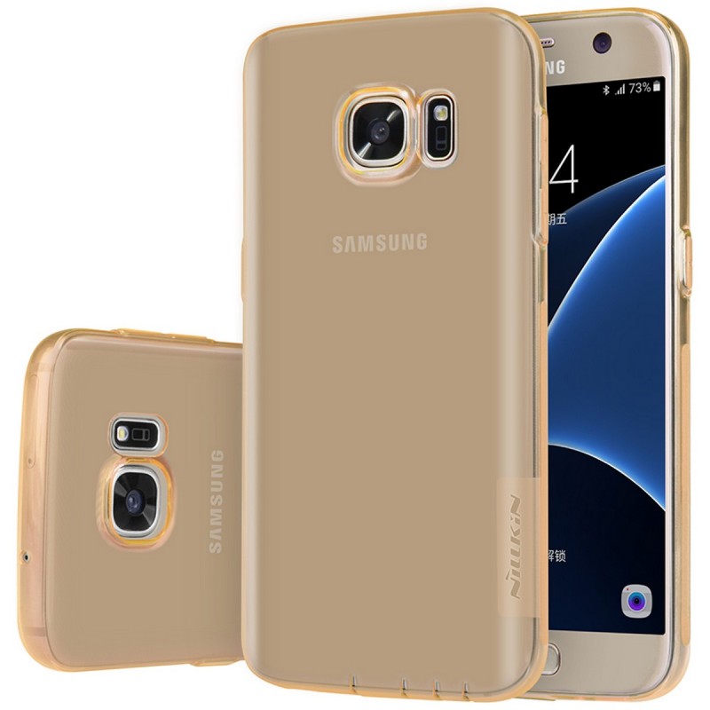 Husa Samsung Galaxy A5 2016 A510 Nillkin Nature UltraSlim Portocaliu