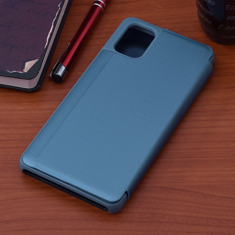 Husa Samsung Galaxy M51 Flip Standing Cover - Blue
