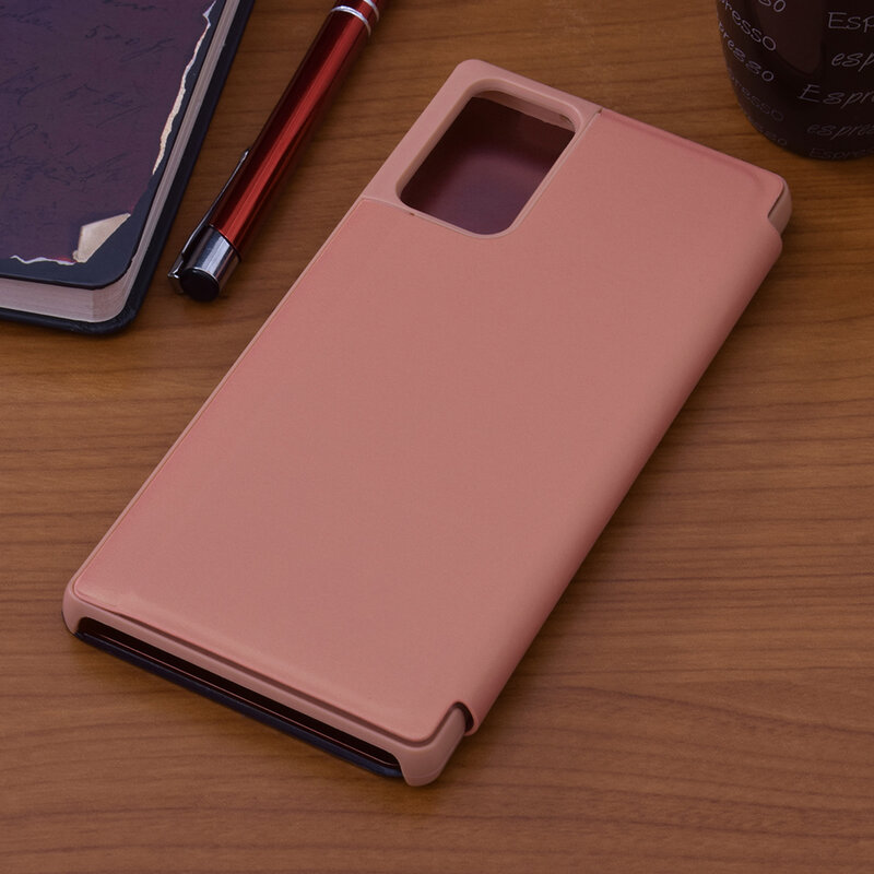 Husa Samsung Galaxy Note 20 Flip Standing Cover - Pink