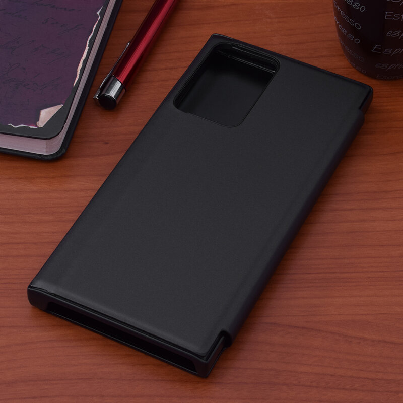 Husa Samsung Galaxy Note 20 Ultra 5G Flip Standing Cover - Black