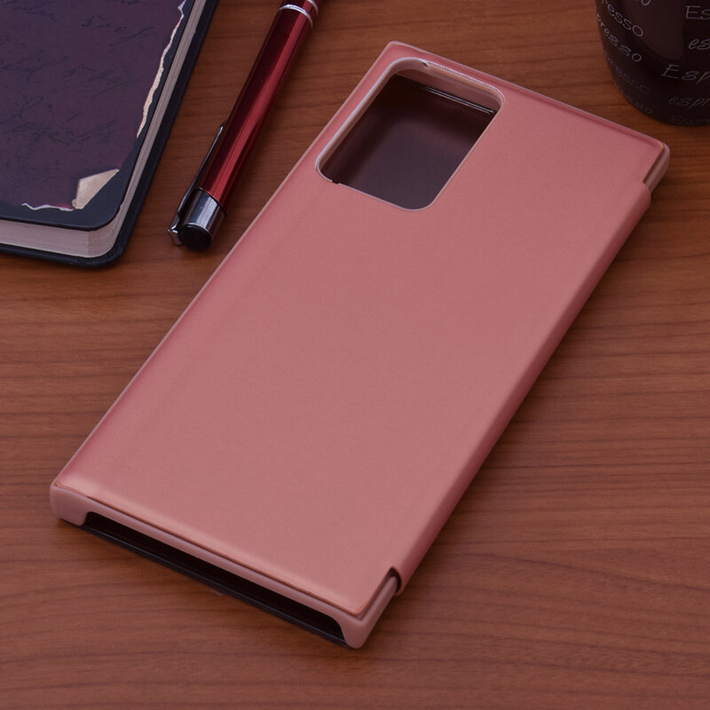 Husa Samsung Galaxy Note 20 Ultra 5G Flip Standing Cover - Pink