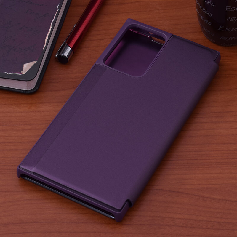 Husa Samsung Galaxy Note 20 Ultra Flip Standing Cover - Purple