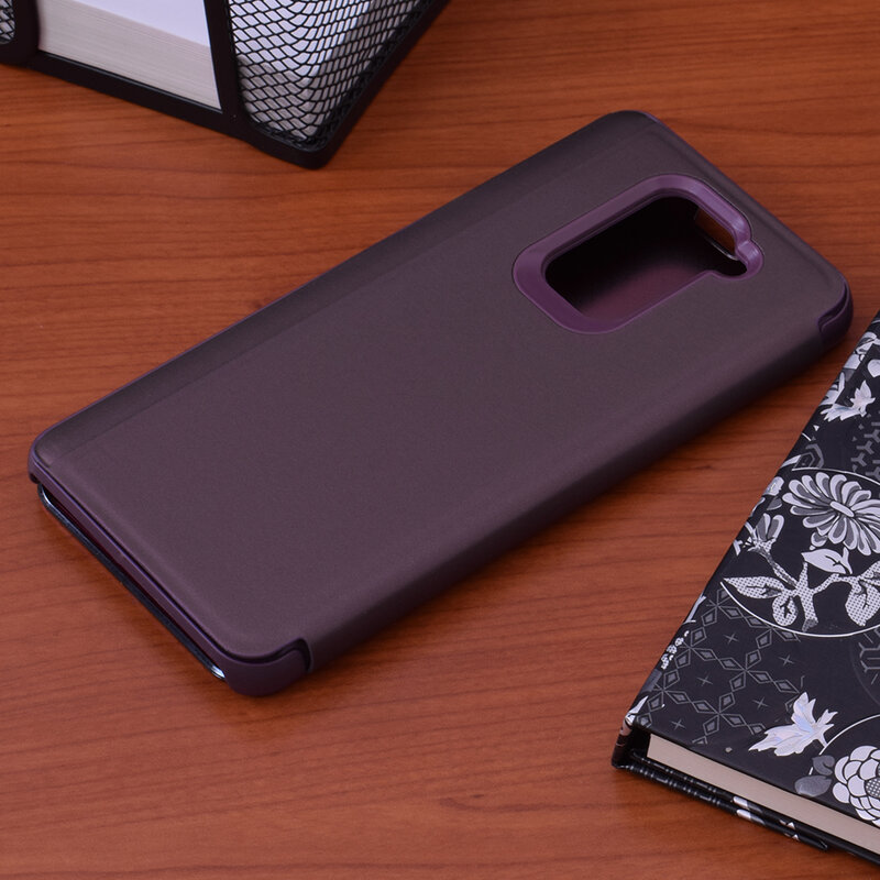 Husa Xiaomi Redmi Note 9 Flip Standing Cover - Mov