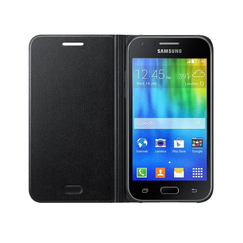 Husa Originala Samsung Galaxy J5 J500 Flip Wallet Negru