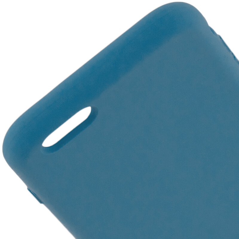 Husa iPhone 6 / 6S Silicon Soft Touch - Bleu