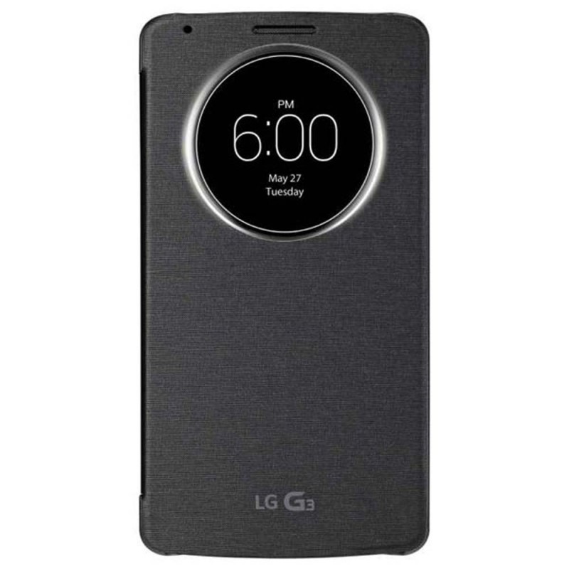 Husa Originala LG G3 D855 Quick Circle Cover Negru