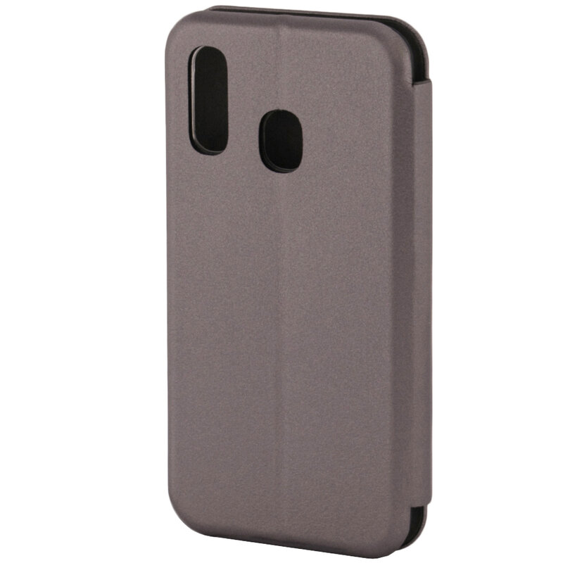 Husa Samsung Galaxy A40 Flip Magnet Book Type - Grey