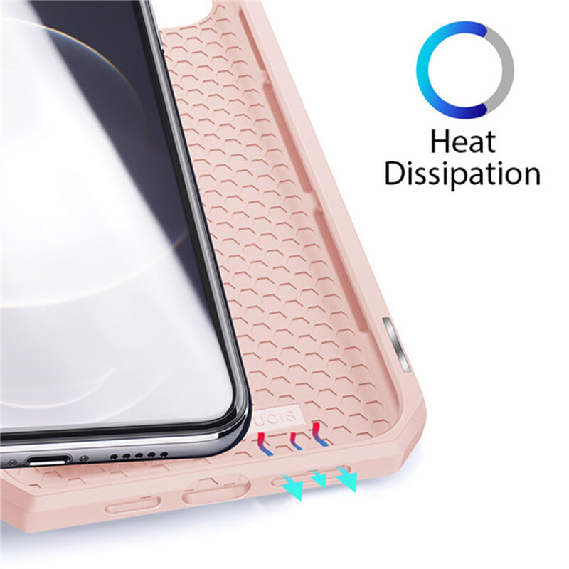 Husa iPhone 12 Pro Max Dux Ducis Skin X, roz