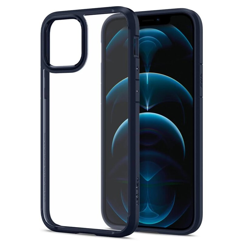 Husa iPhone 12 Spigen Ultra Hybrid Navy Blue