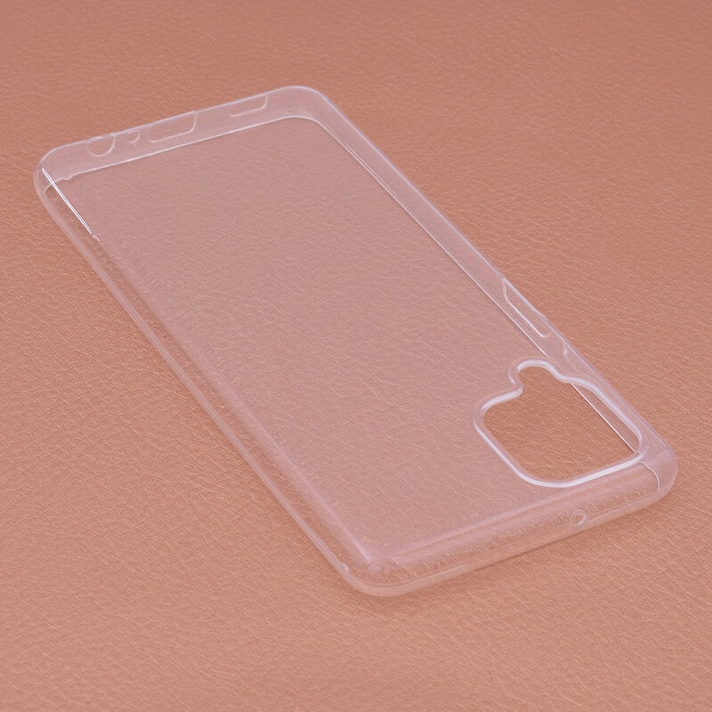 Husa Samsung Galaxy A12 Techsuit Clear Silicone, transparenta