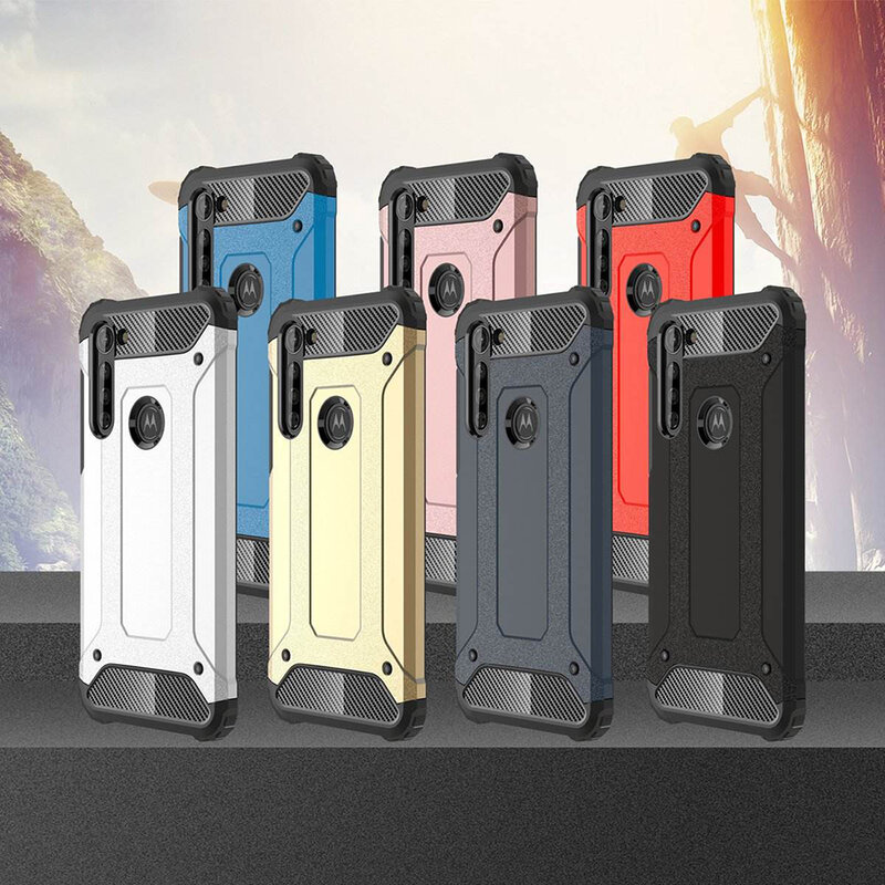 Husa Motorola Moto G8 Power Techsuit Hybrid Armor, negru