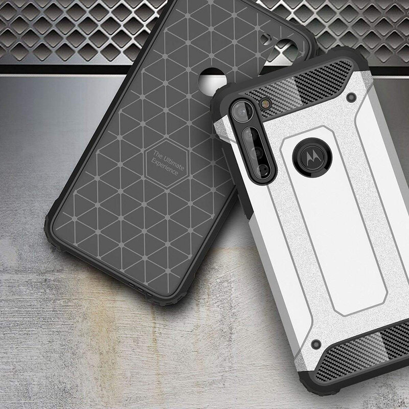 Husa Motorola Moto G8 Power Techsuit Hybrid Armor, negru