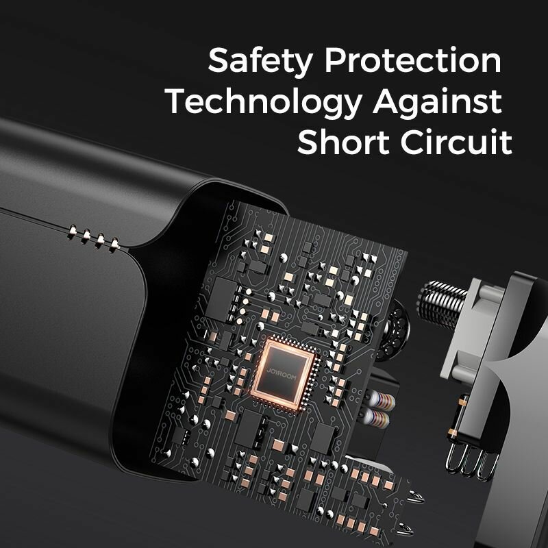 Incarcator priza JoyRoom, USB, Type-C, PD3.0, QC3.0, 36W, negru, L-QP361