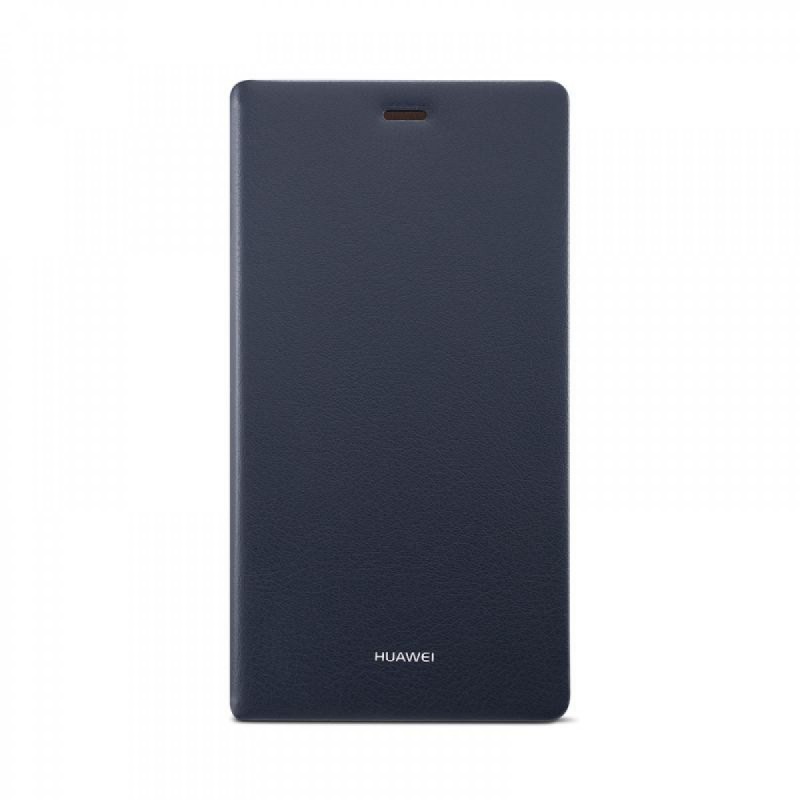 Husa Originala Huawei P8 Lite Flip Cover Albastru