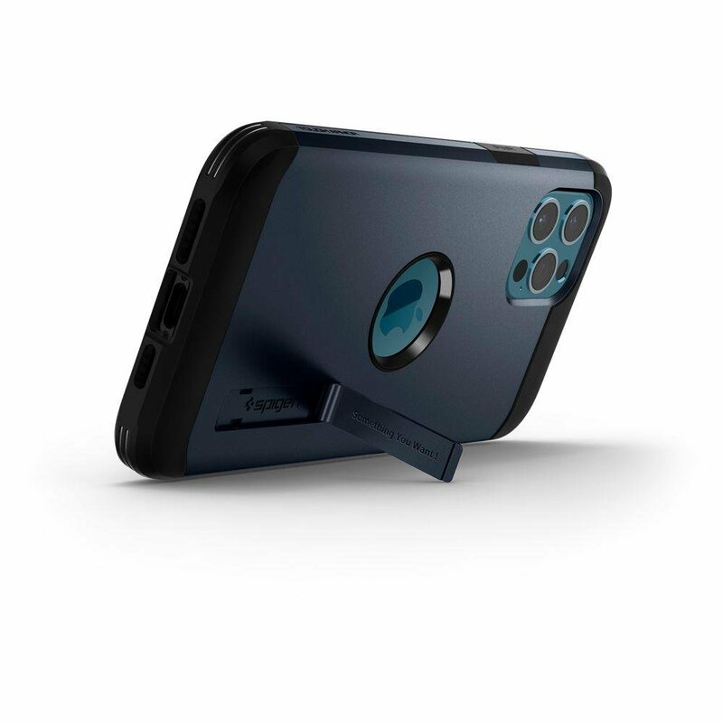 Husa iPhone 12 Pro Max Spigen Tough Armor - Metal Slate