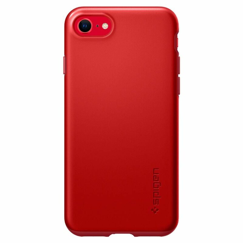 Husa iPhone 8 Spigen Thin Fit Pro - Rosu